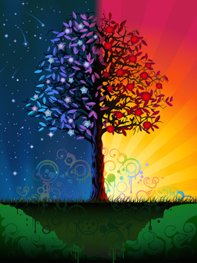 Day and night tree